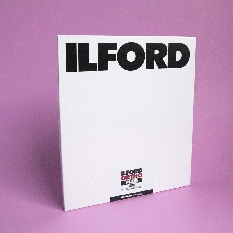 Ilford Ortho Plus 80 8x10 [25 Sheets]