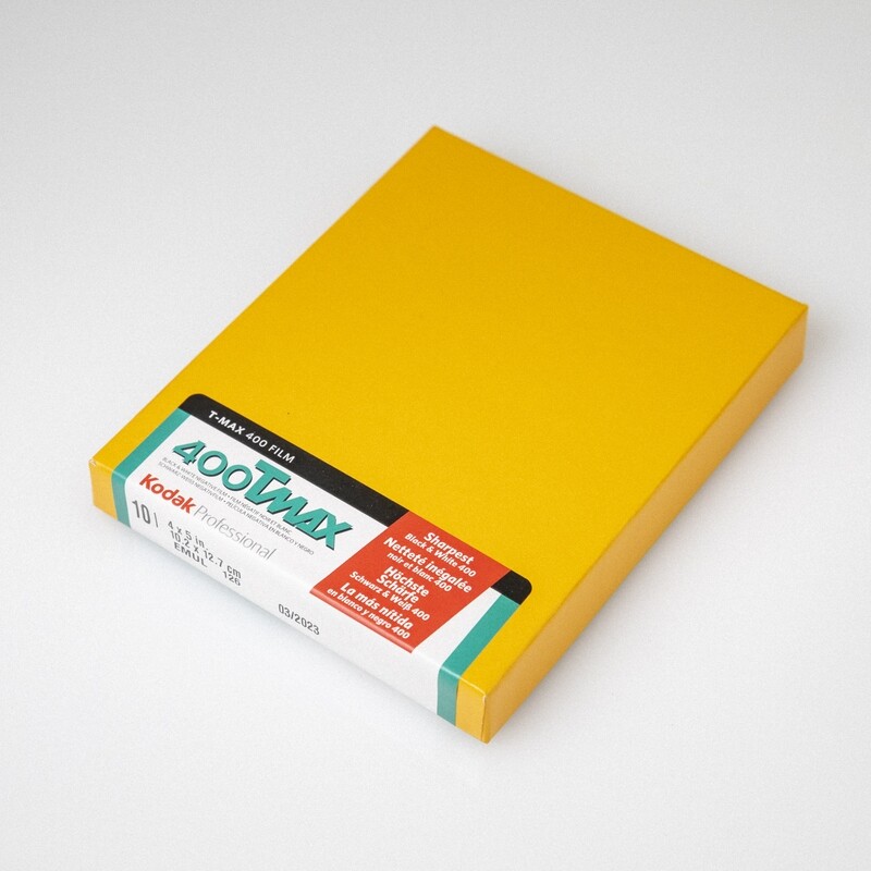 EXPIRED - Kodak TMAX 400 4x5 [10 sheets]