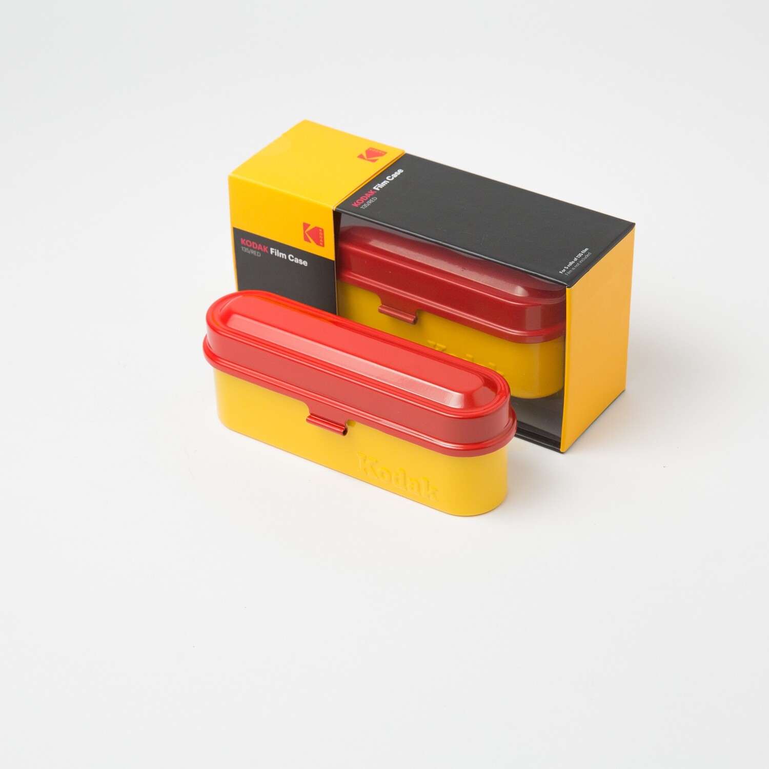 Kodak Steel 35mm Film Case [Red Lid/Yellow Body]