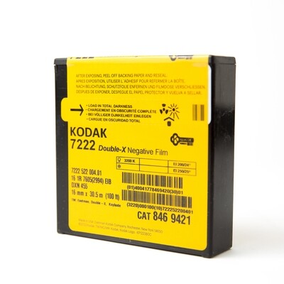16mm - Kodak Double-X Negative Film {B&amp;W} (100&#39;)