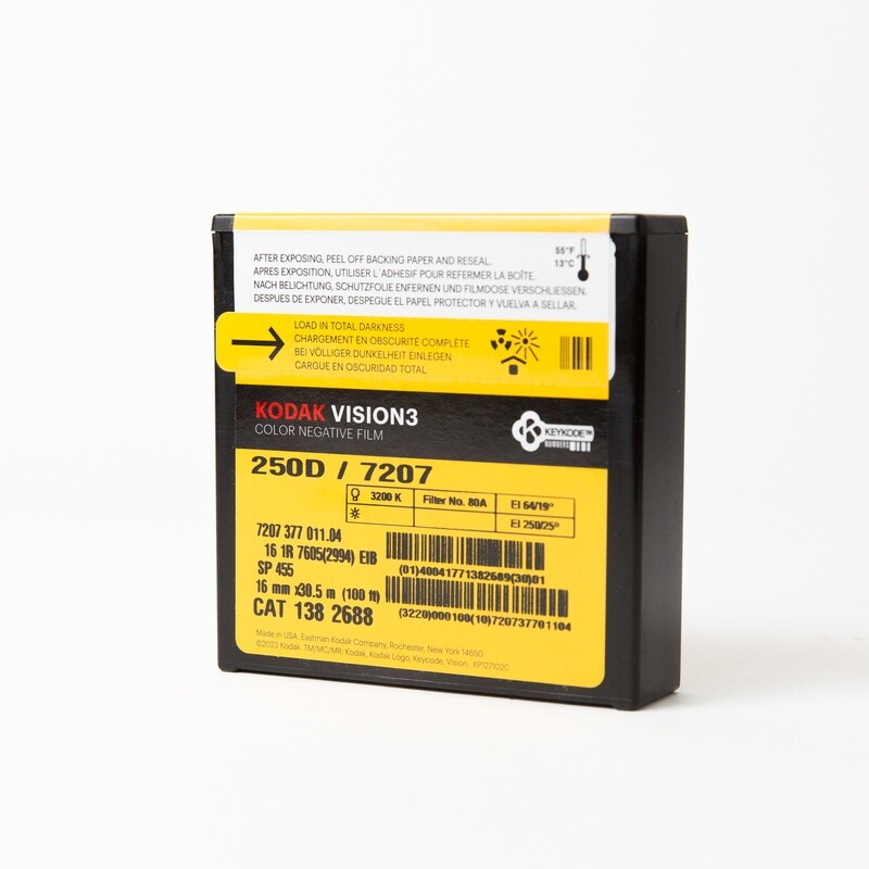 16mm Kodak Vision3 250D Color Negative (100')