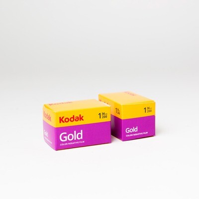 KODAK GOLD200 120mm 中判フィルム 2箱 ブローニーフィルム「Kodak GOLD 200」