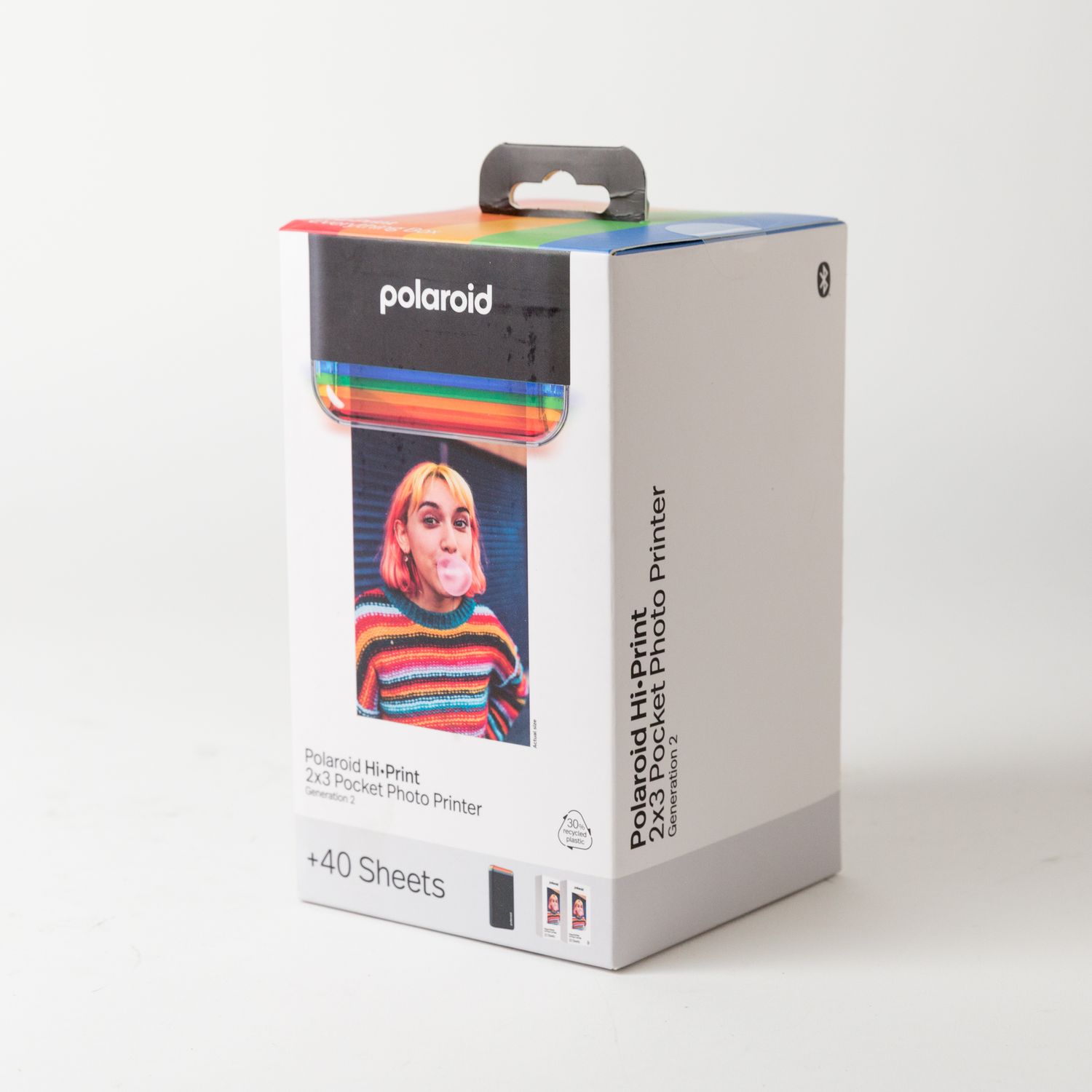 Polaroid Hi-Print 2x3 Pocket Photo Printer Generation 2 EVERYTHING BOX - Black, White, Color: Black