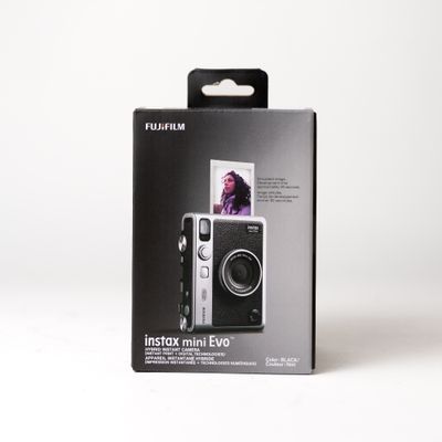 Instax Mini EVO Instant Camera - Black, Brown