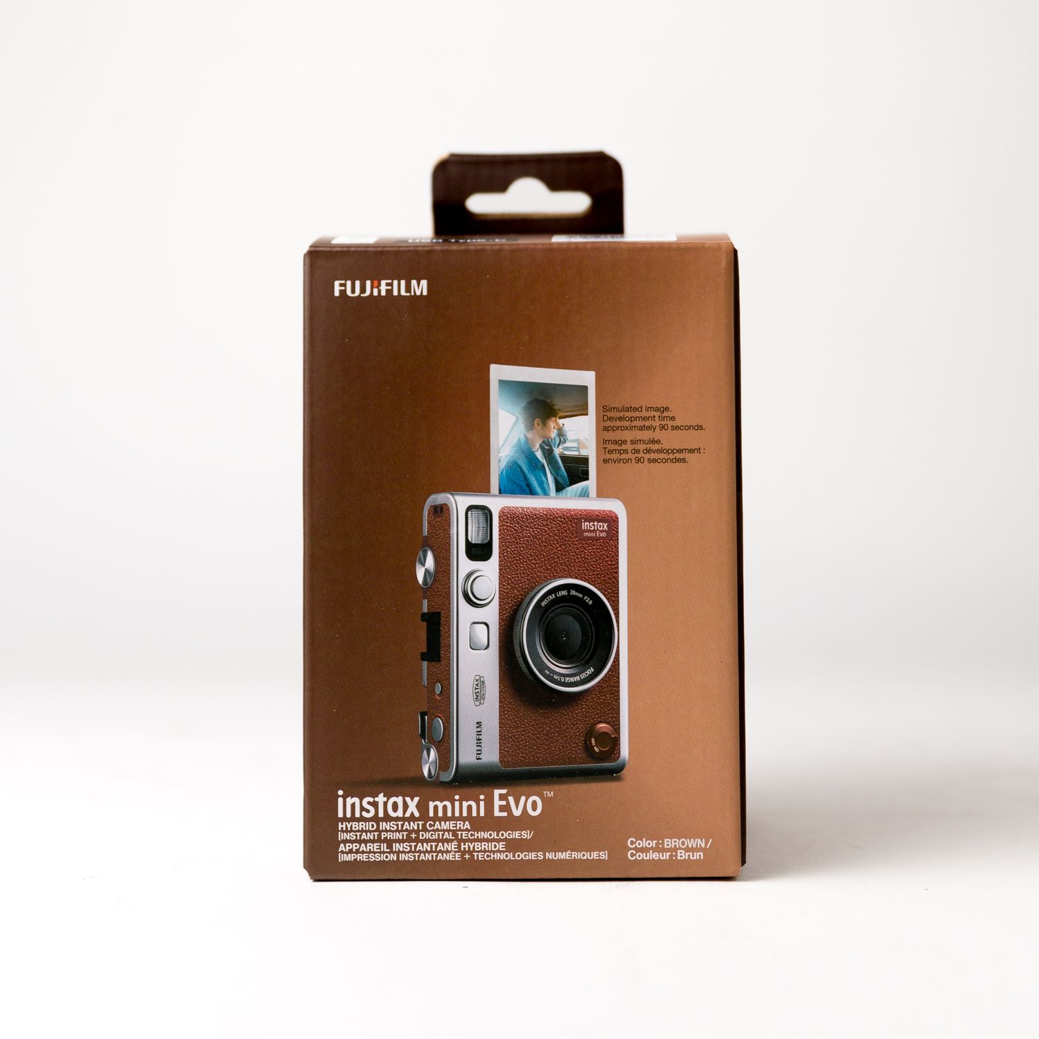 Instax Mini EVO Instant Camera - Black, Brown