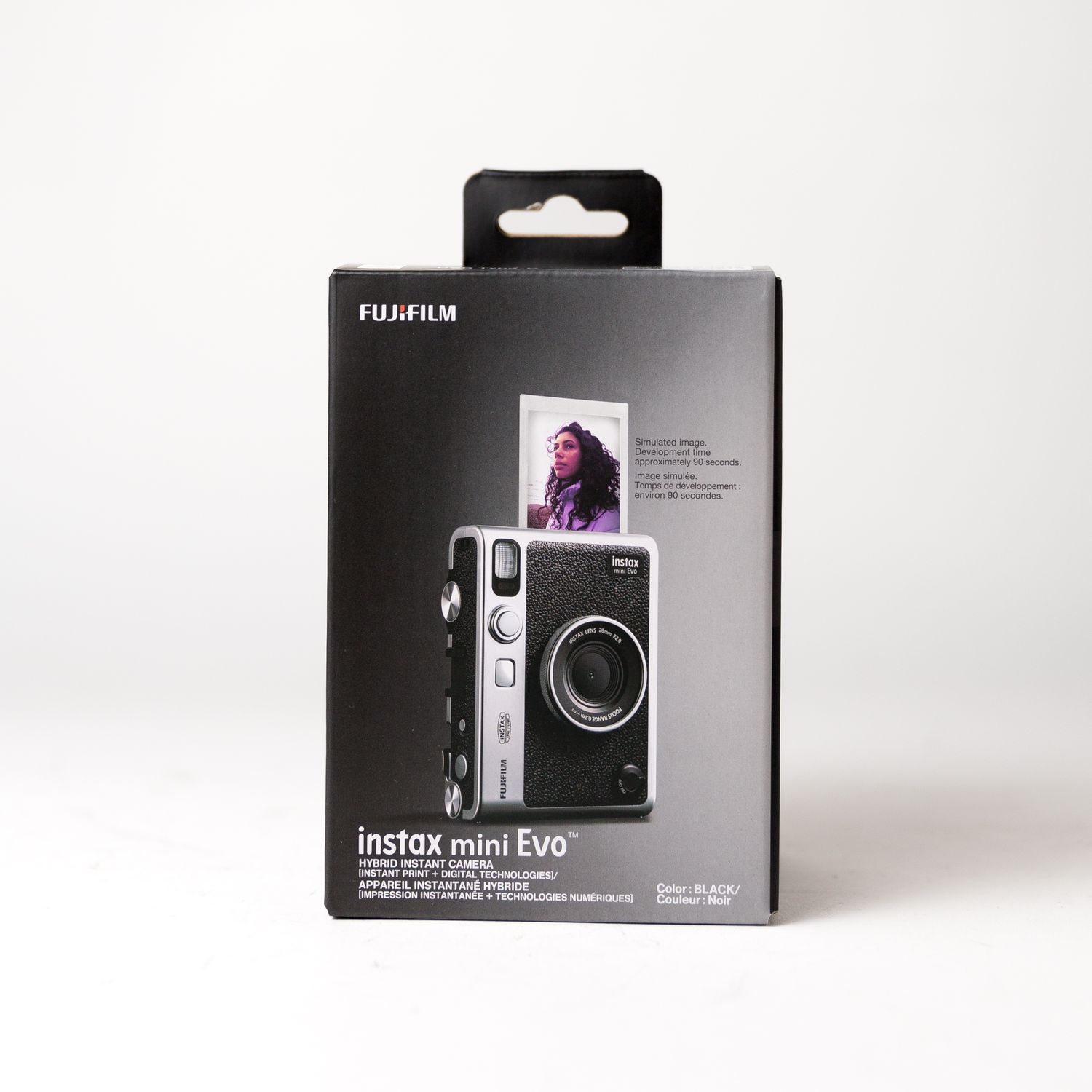 Instax Mini EVO Instant Camera - Black, Brown, Color: Black