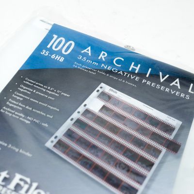 Print File Archival 35mm Negative Preserver (100 pack) 6HB