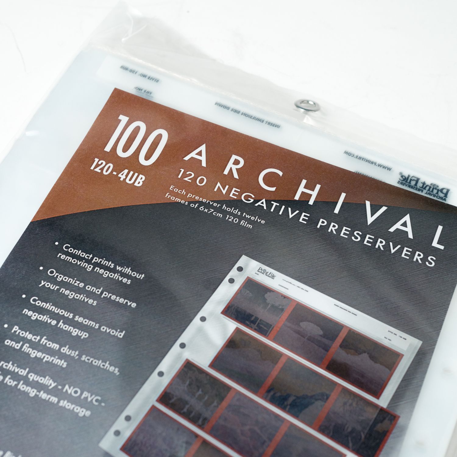 Print File Archival 120 Negative Preserver (100 pack) 4UB