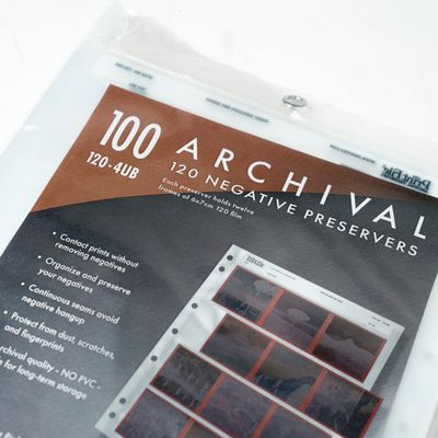 Print File Archival 120 Negative Preserver (100 pack) 4UB