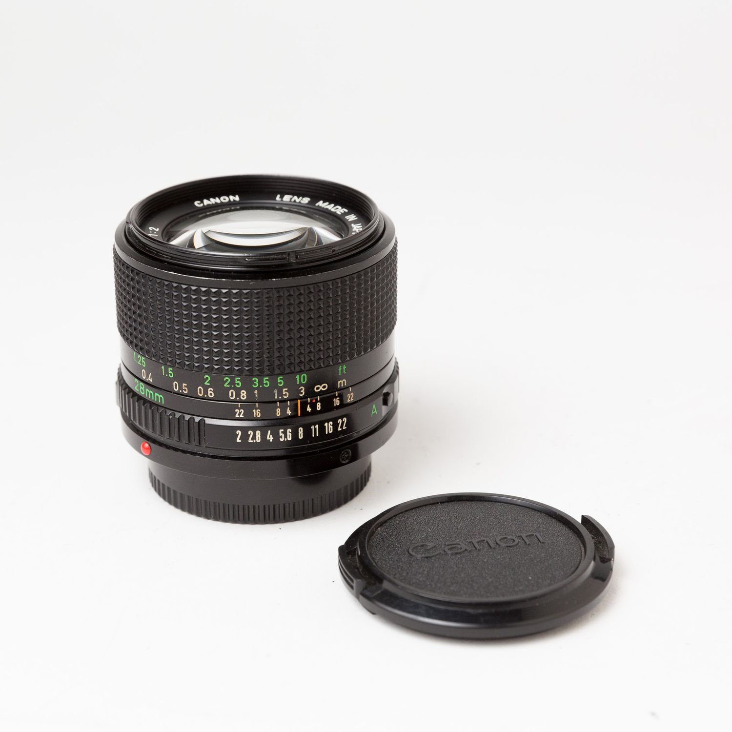 Canon FD 28mm f2 Lens