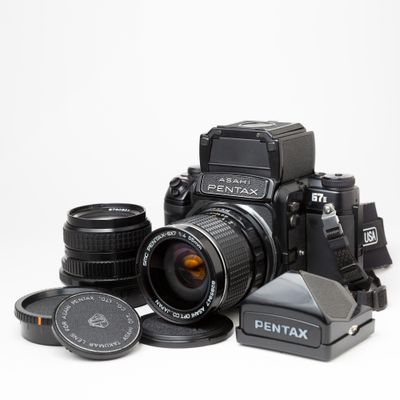 Pentax 67ii with 105mm, 55mm, &amp; Waist Level Viewfinder
