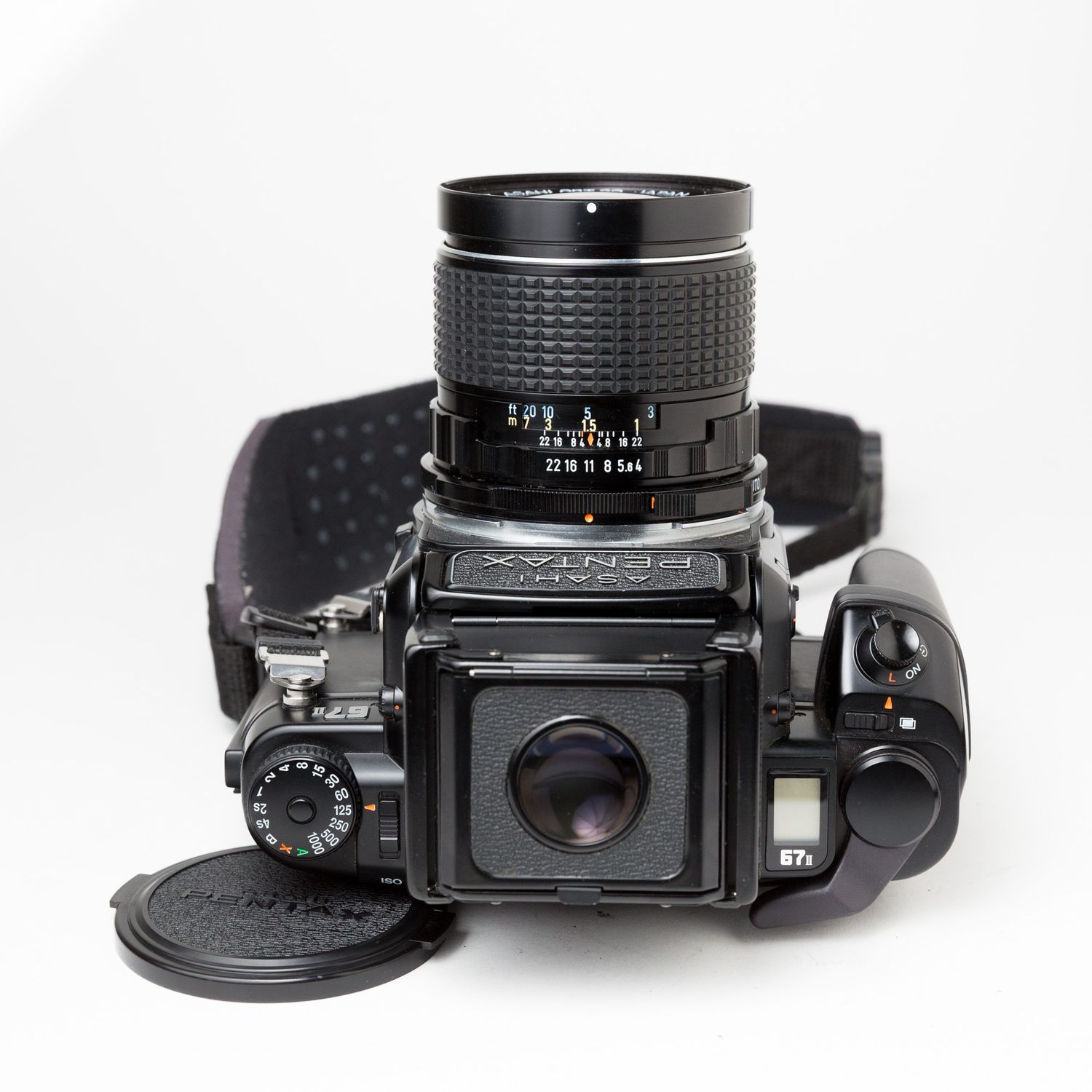 Pentax 67ii with 105mm, 55mm, Waist Level Viewfinder
