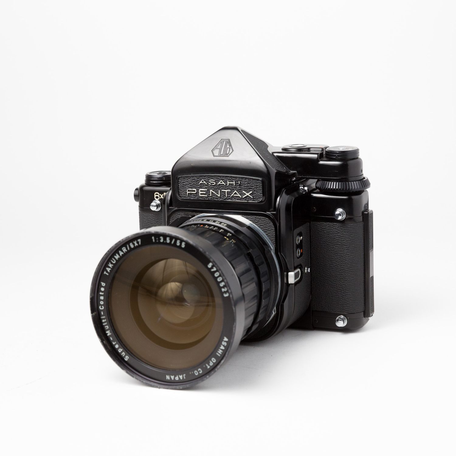 Pentax 6x7 with 55mm f/3.5 lens