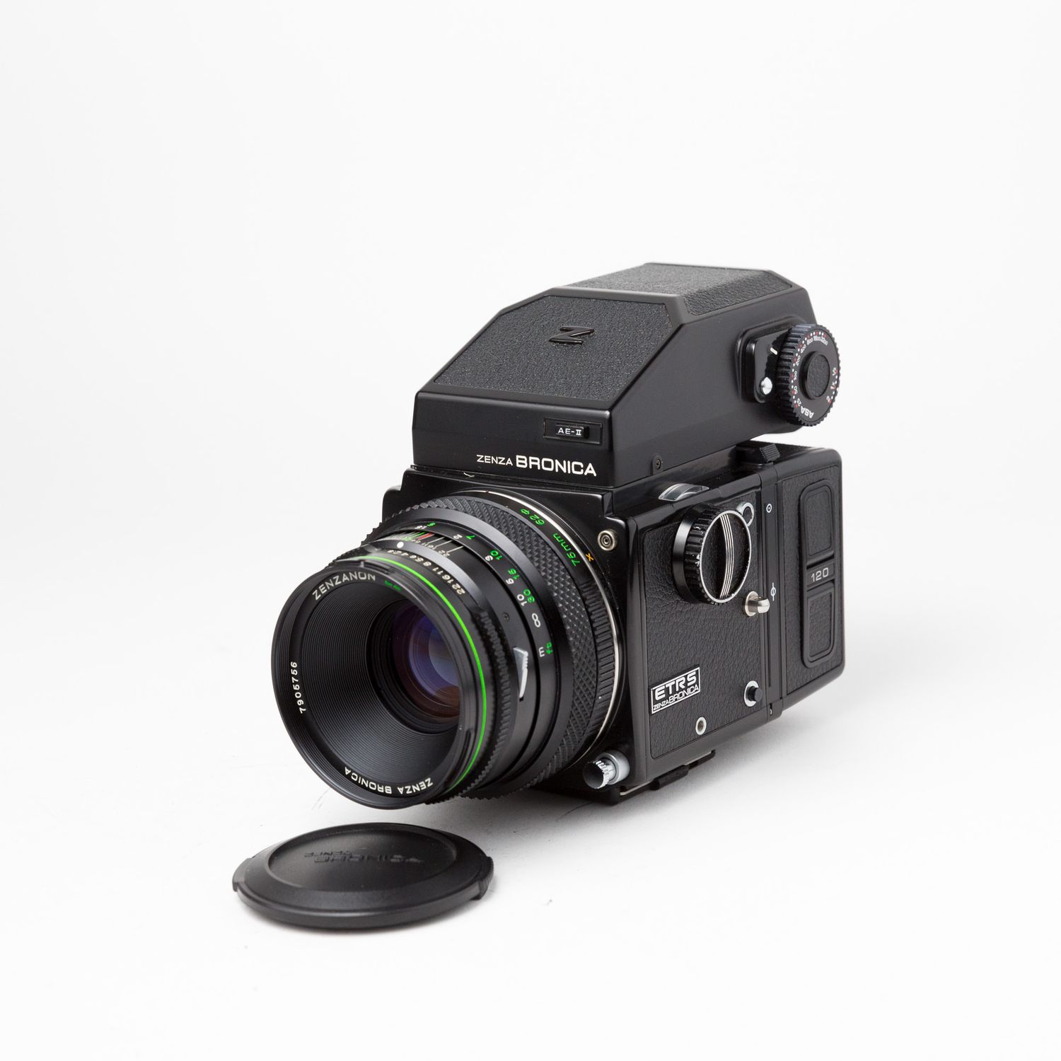 Bronica ETR S W/75mm f/2.8 Lens, and spare back