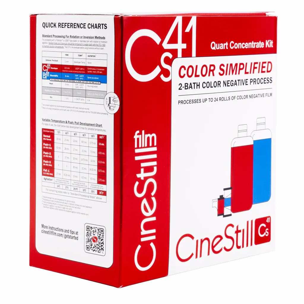 CineStill CS41 &quot;Color Simplified&quot; 2-BATH KIT LIQUID 1 Quart