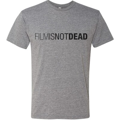 FILM IS NOT DEAD T-shirt - Unisex and Women's Grey