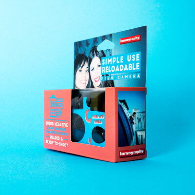 Lomography Simple Use Reloadable Film Camera - Color Negative 400 [36 EXP]
