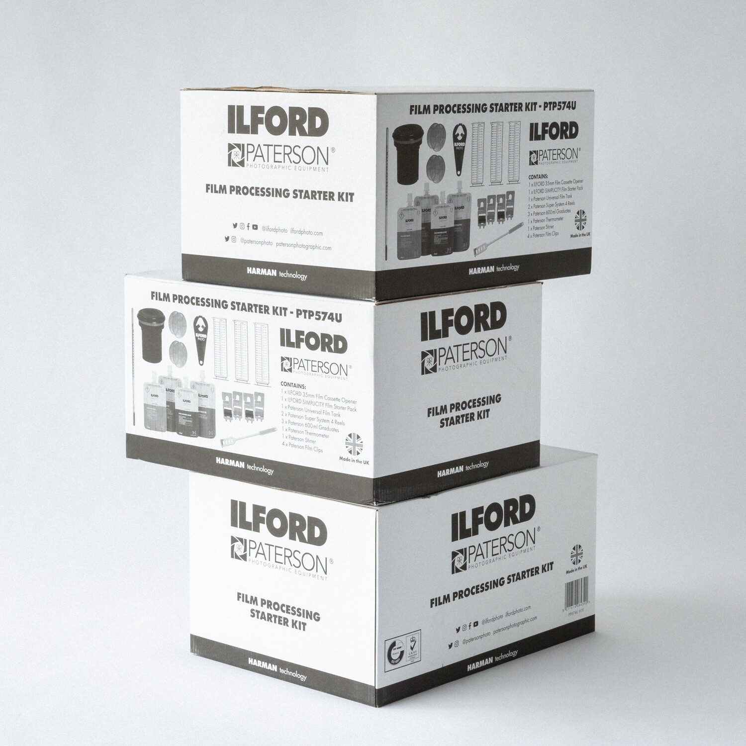 Film Processing Starter Kit - Ilford &amp; Paterson