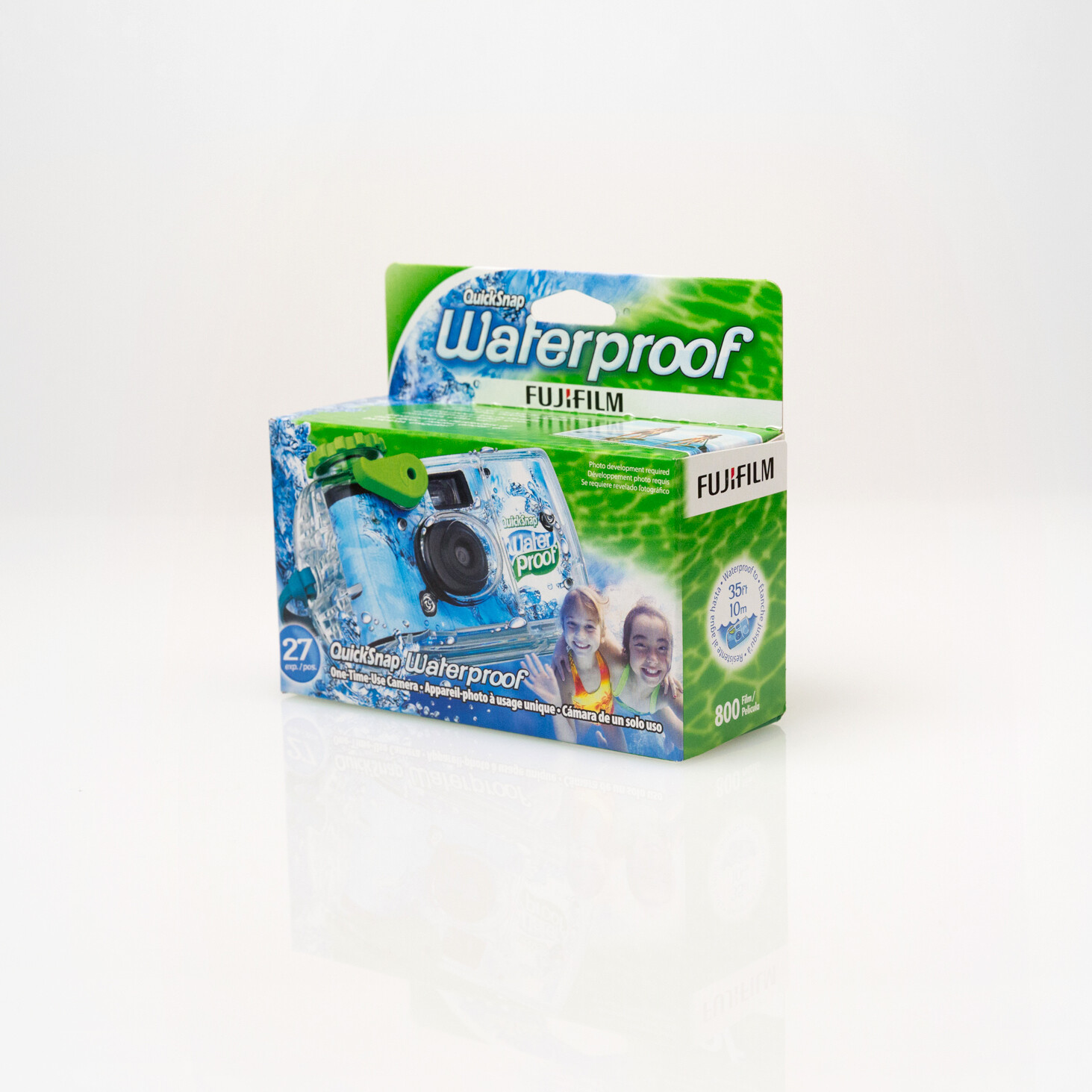 Fuji Quicksnap Underwater One Time Use Camera w/ Flash [27 EXP]