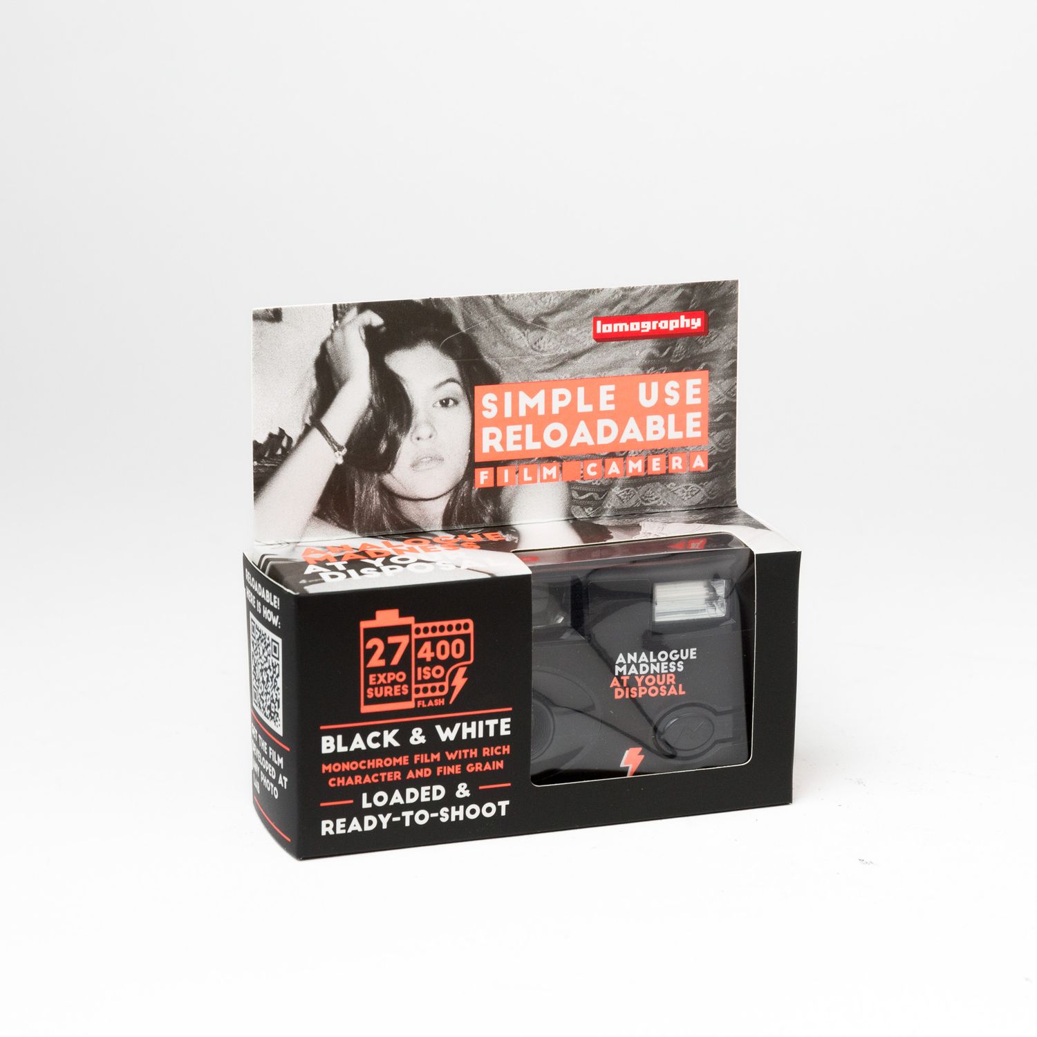 Lomography Simple Use Reloadable Black &amp; White 35mm