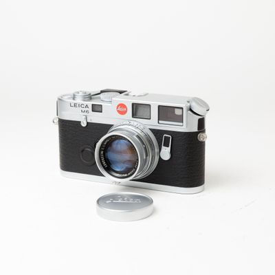 Leica M6 Silver Paint W/ Summicron 50mm f/2 collapsible lens