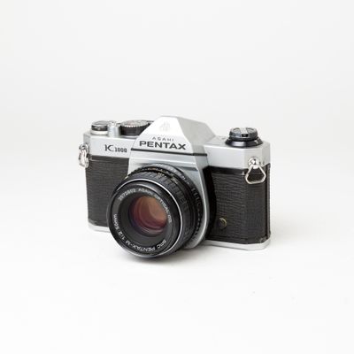 Pentax K-1000 w/ 50mm f/2 lens