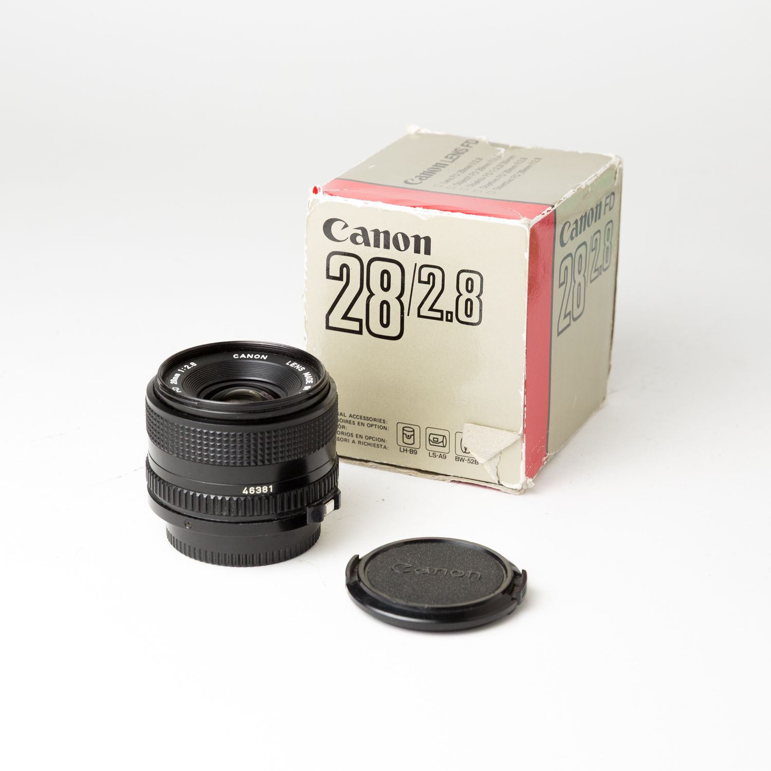 Canon FD 28mm f2.8 Lens