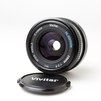 Vivitar Canon FD 28mm f2.8 Lens