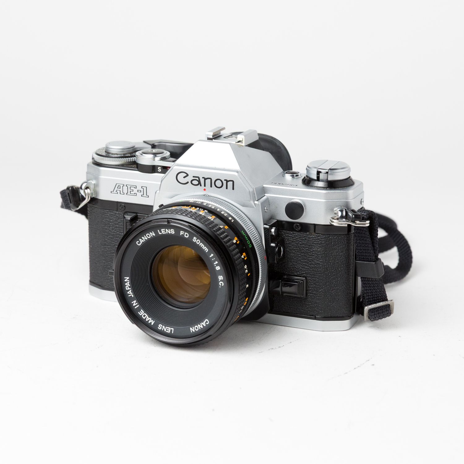 Canon AE-1 w/ 50mm f/1.8 lens