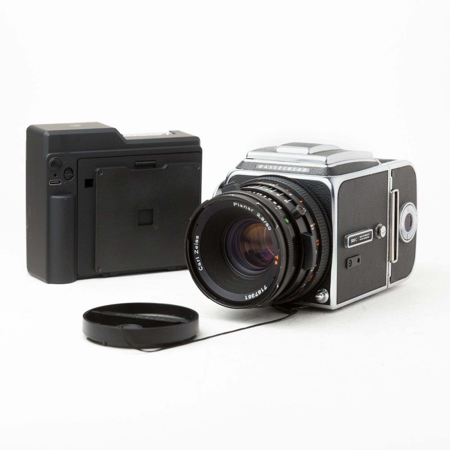 Hasselblad 500 C w/ 80mm f/2.8 &amp; New in Box Nons Instax Back