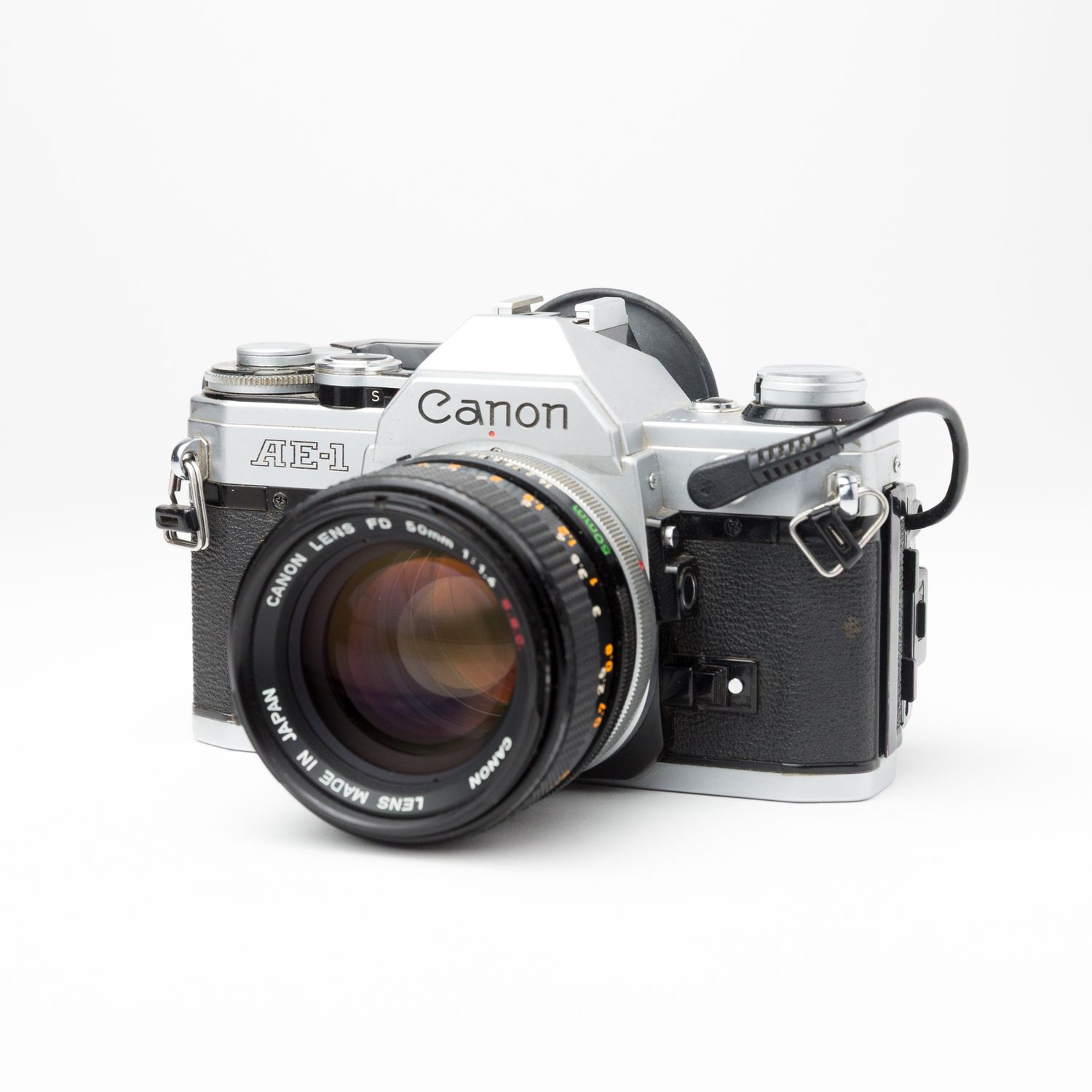 Canon AE-1  w/ 50mm f/1.4 lens and Data Back
