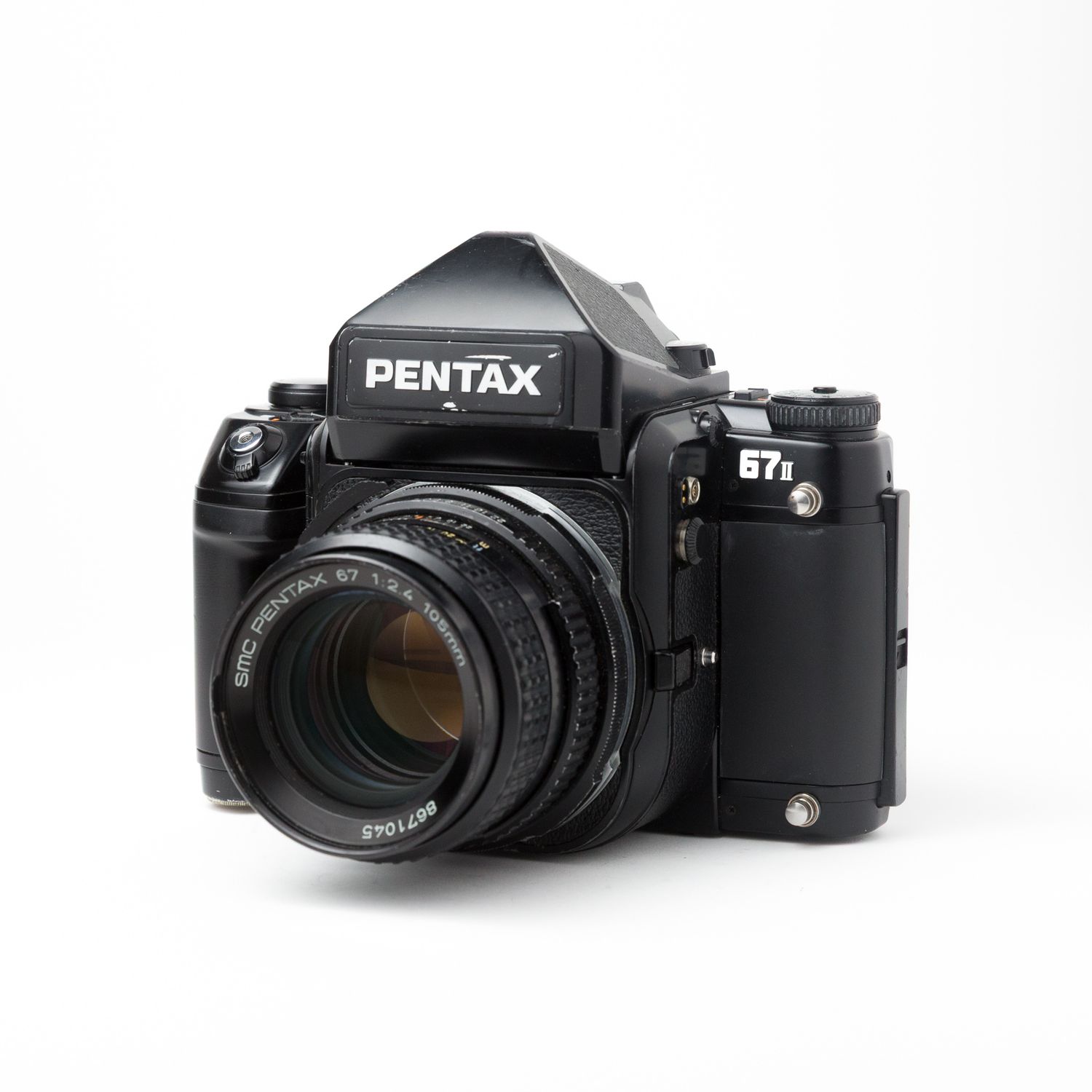 Pentax 67II KIT w/ 105mm f/2.4, 55mm f/4 lenses, and Waist level finder