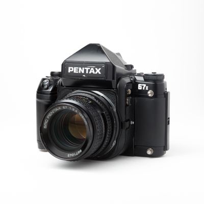 Pentax 67II KIT w/ 105mm f/2.4, 55mm f/4 lenses, and Waist level finder