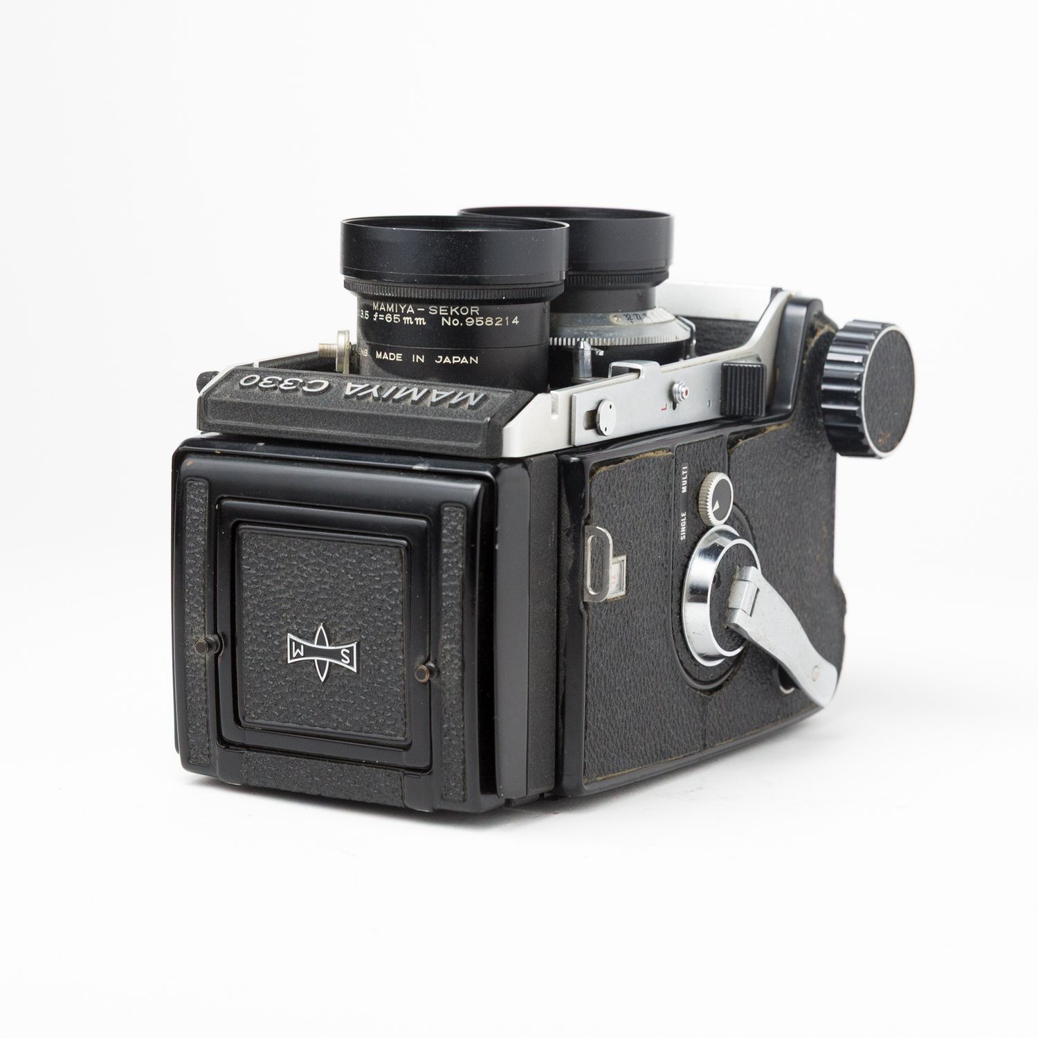 Mamiya C330 w/ 65mm f/3.5 Blue Dot lens