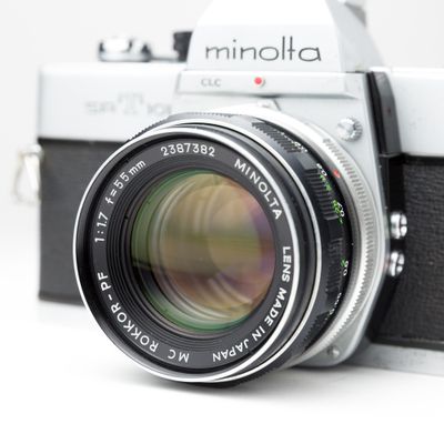 Minolta SRT101 w/ 55mm f/1.7 lens