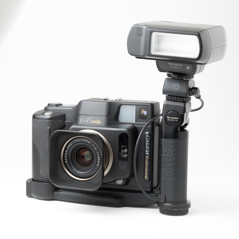 Fuji GA645W w/ Fuji Bracket GA, and Strobe GA