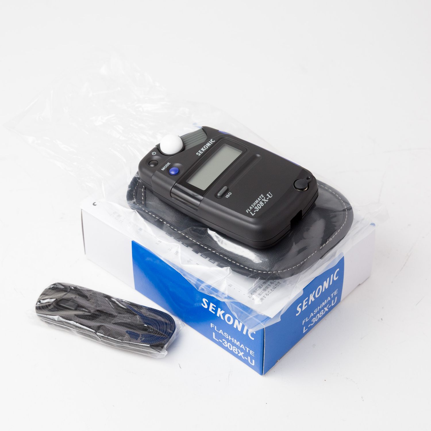 Sekonic L-308X-U Light Meter w/ red protective case