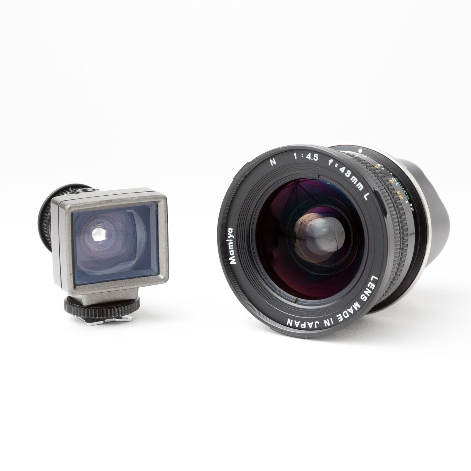 Mamiya 43mm f/4.5 Lens w/ External Viewfinder (for Mamiya 7)