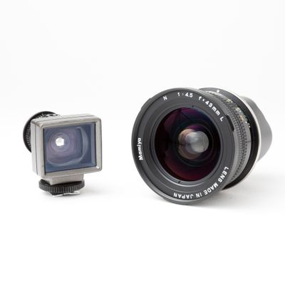 Mamiya 43mm f/4.5 Lens w/ External Viewfinder (for Mamiya 7)