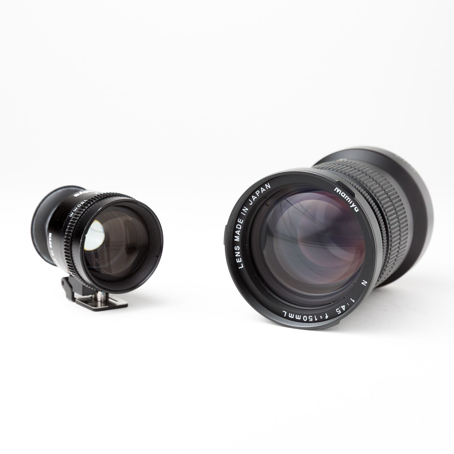 Mamiya 150mm f/4.5 Lens w/ External Viewfinder (for Mamiya 7)