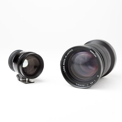 Mamiya 150mm f/4.5 Lens w/ External Viewfinder (for Mamiya 7)