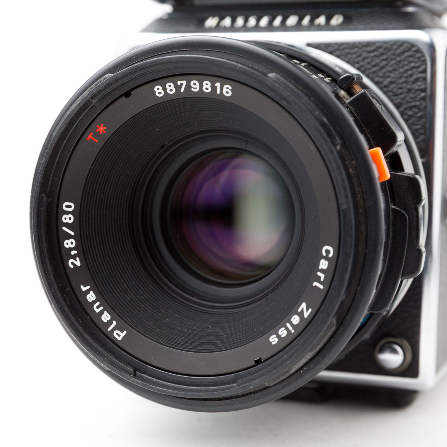 Hasselblad 501 CM w/ 80mm f/2.8 lens + extra backs