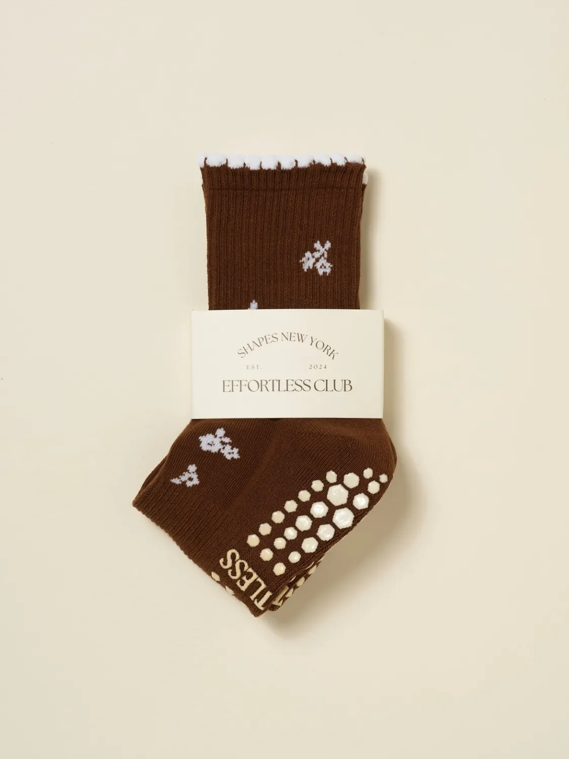 Pilates Socks (Snowflakes)