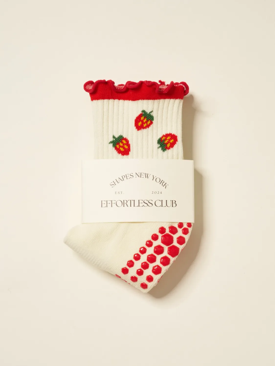 Pilates Socks (Strawberry)