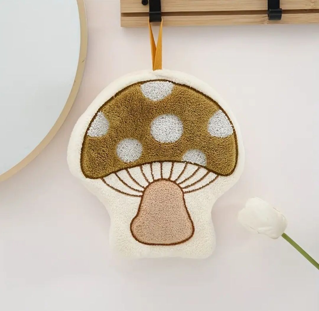 Mushroom Towel - Yellow