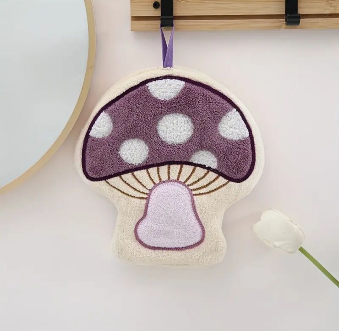 Mushroom Towel - Purple