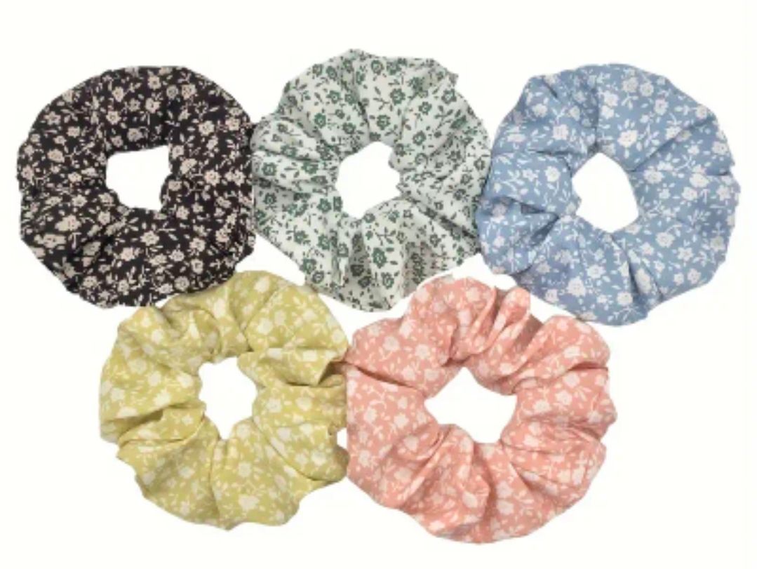 Scrunchie Set - Pastel Floral