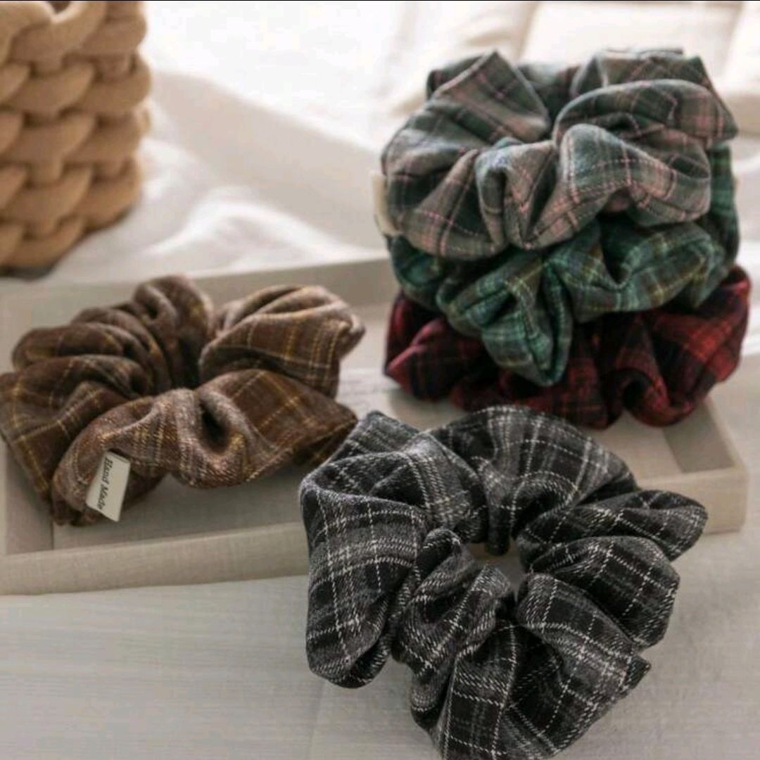 Scrunchie Set Plaid