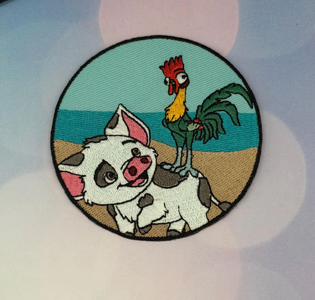 Pua &amp; Hei Hei Iron-on Patch
