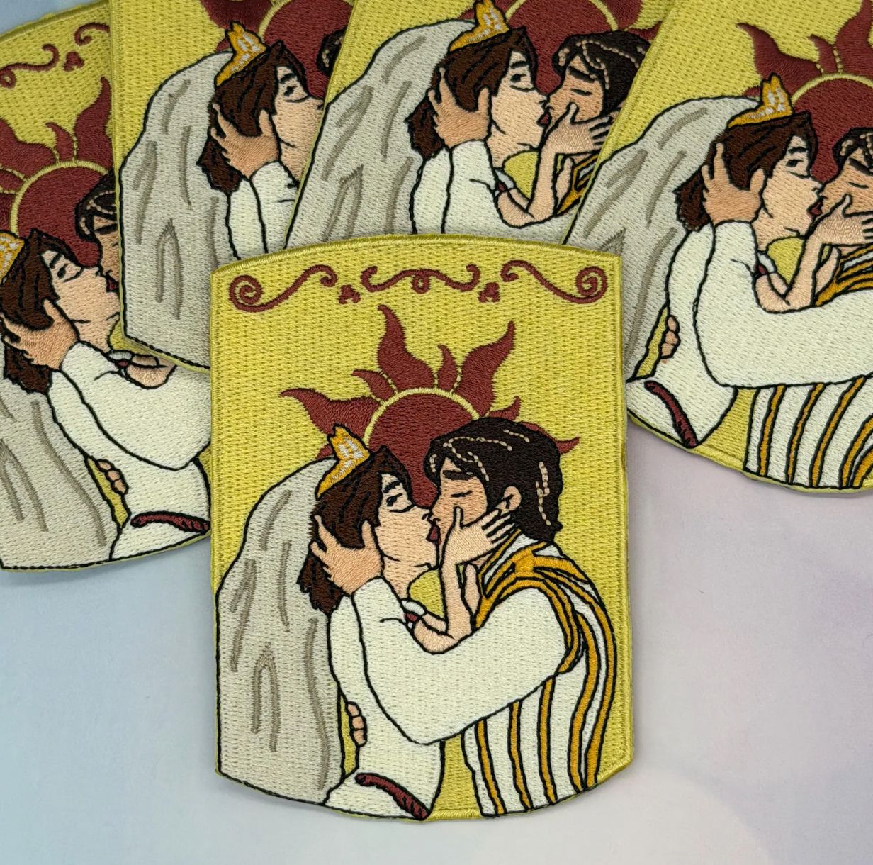Tangeled Wedding Iron-on Patch